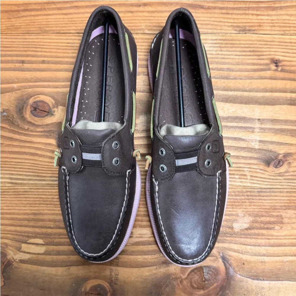 Sperry Top Sider - A/O Gore Brown / Pink Sole - Size 9- 1049436‎